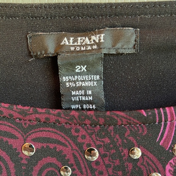 ALFANI WOMAN CLASSIC COLORS DRESS SZ 2X - Picture 6 of 6